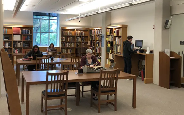 Inside of the Hilandar Research Library